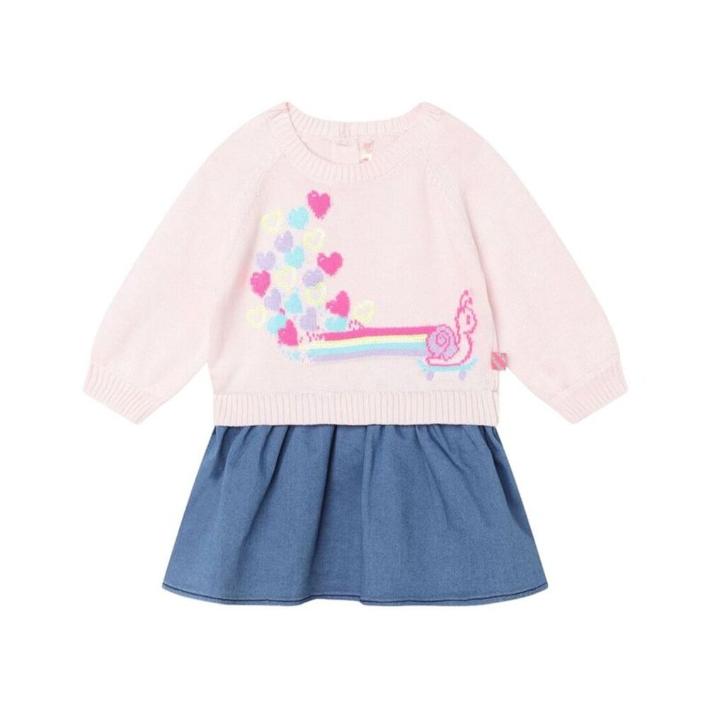 Billieblush Girls  Knit Dress, Pink